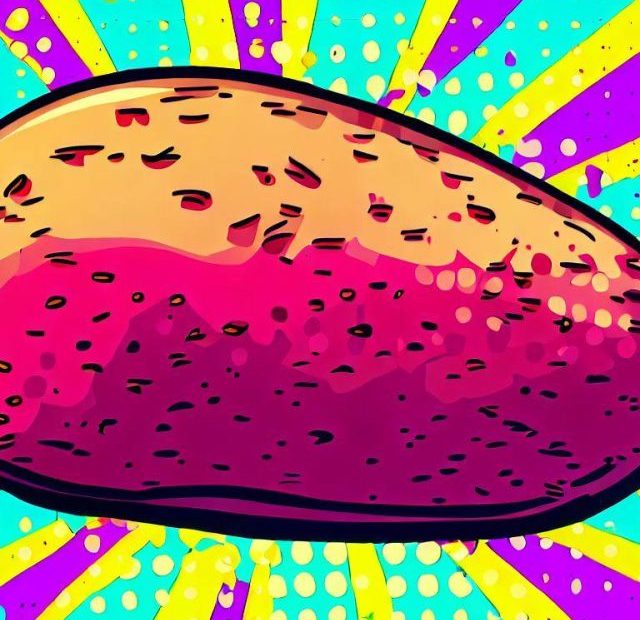 Sweet Potato Pop Art