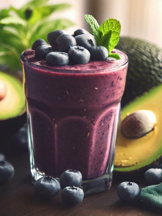 Blueberry Avocado Smoothie